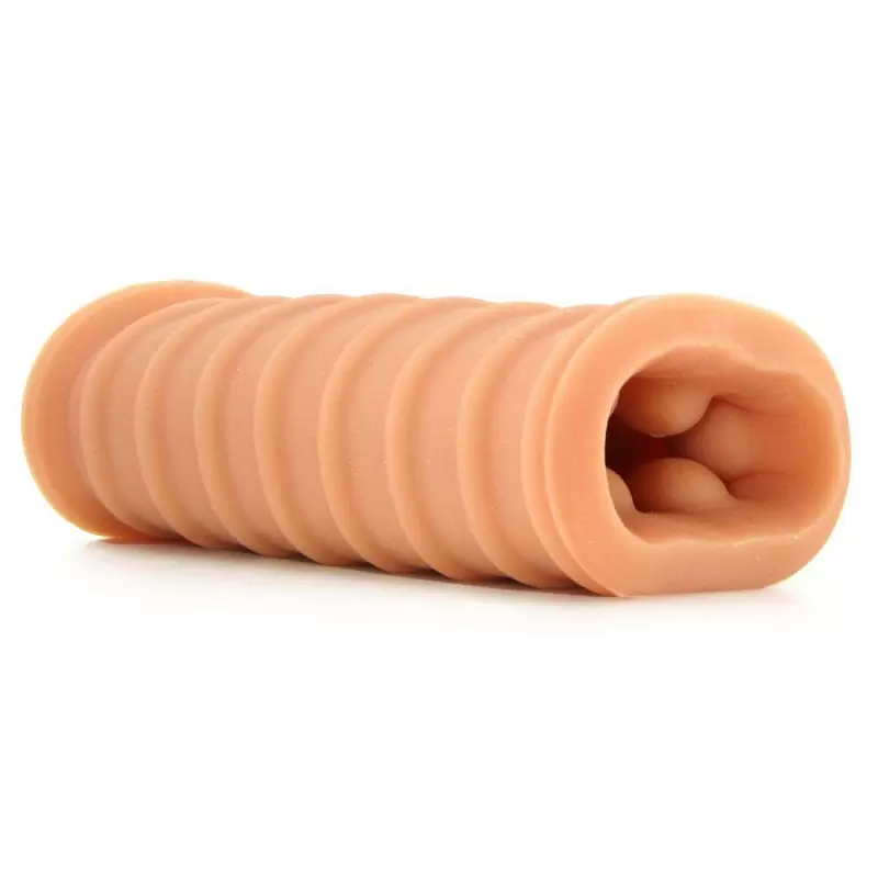 Насадка-мастурбатор TLC CyberSkin Reversible Stroker – телесная