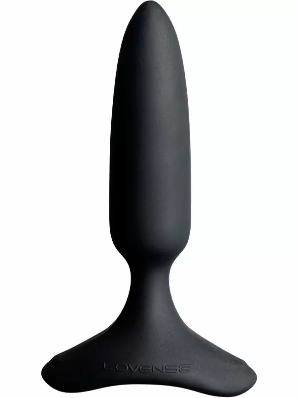 Инновационная анальная вибропробка, LOVENSE Hush 2, 13,5 см, управление через приложение, 7 режимов, размер XS, черный