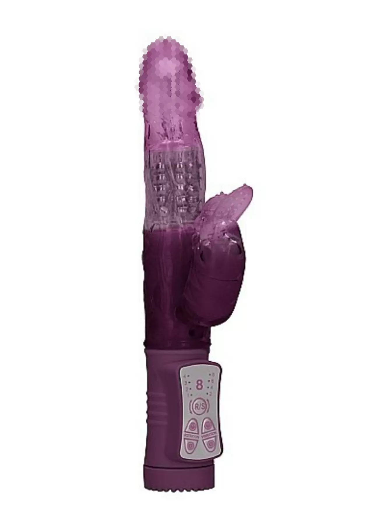 ВИБРАТОР КРОЛИК ROTATING BEETLE - фиолетовый