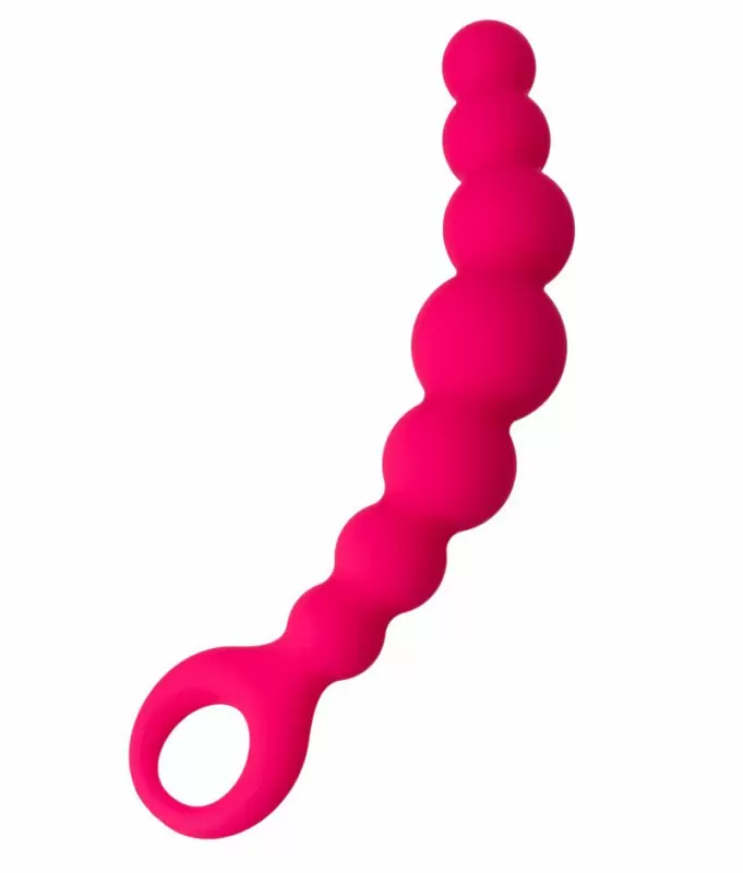 Изогнутый анальный стимулятор TOYFA POPO Pleasure – розовый