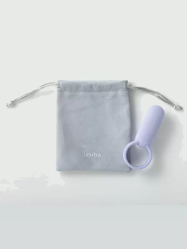 Кольцо-вибронасадка iroha SVR Very Peri, 5 скоростей, 9 см, сиреневый