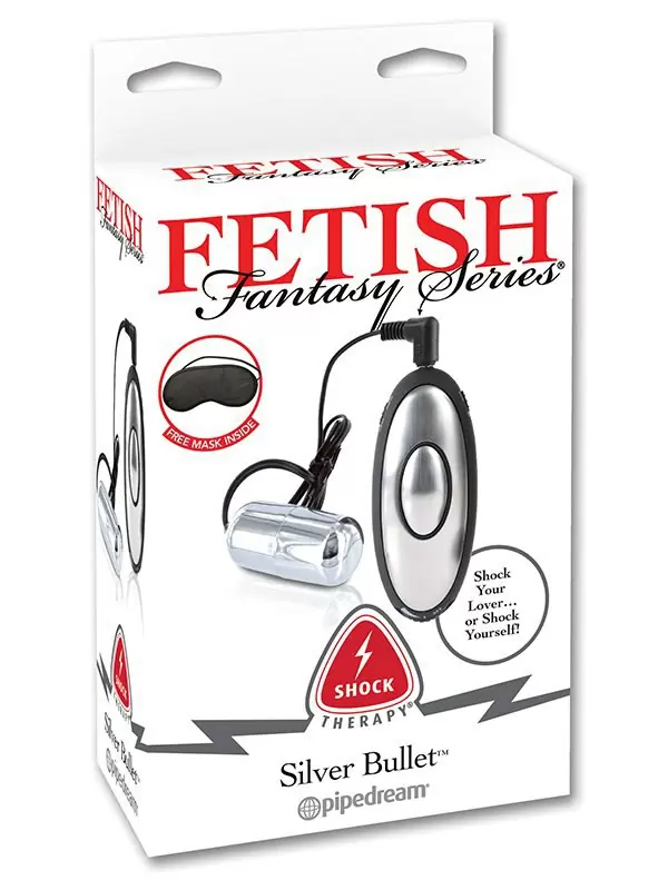 Пулька с электростимуляцией Silver Bullet – серебристая