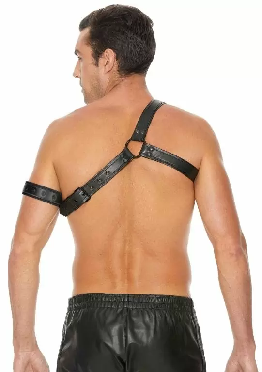 Мужская сбруя (портупея) Gladiator Harness + Повязка на руку