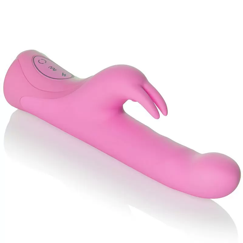 Вибромассажер Rechargeable Rotating Jack Rabbit со стимуляцией клитора – розовый