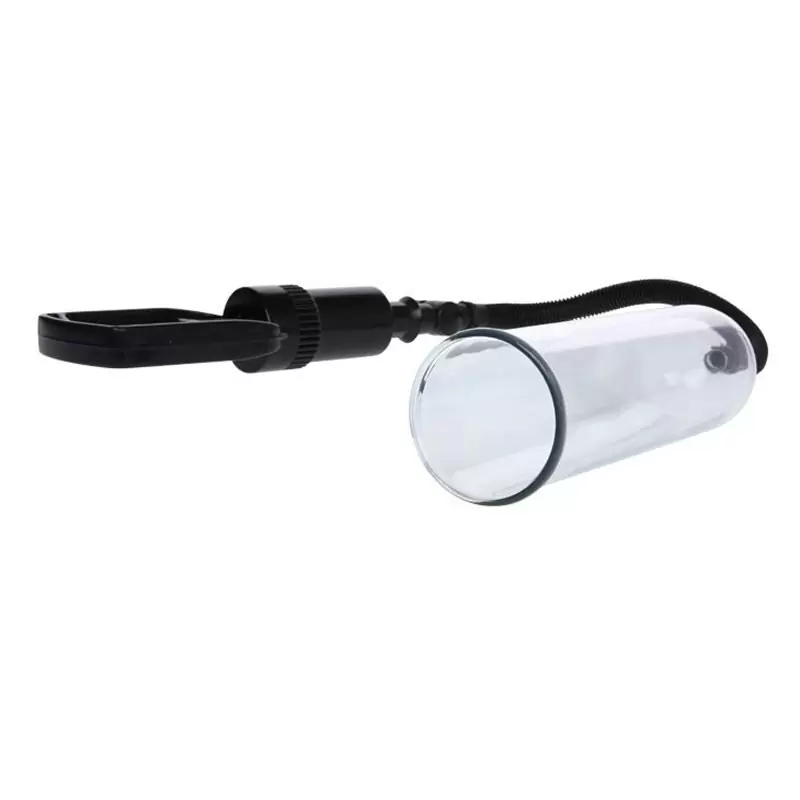 Мужская вакуумная помпа с 4-мя уплотнителями Penis Pump – прозрачный с черным