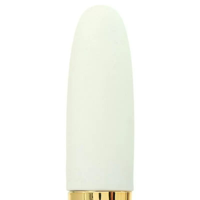 Элегантный перезаряжаемый мини-массажер Callie Vibrating Mini Wand с вибрацией – белый