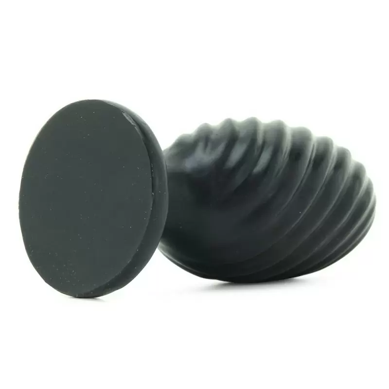 Анальная пробка Platinum Premium Silicone The Swirl – черный