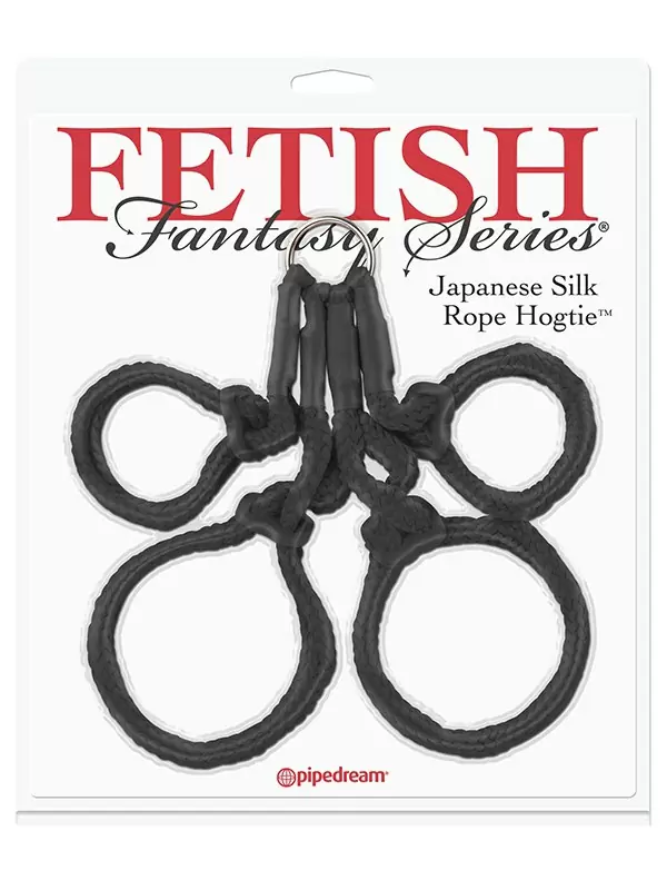 Фиксаторы Japanese Silk Rope Hogtie из японского шелка – черные