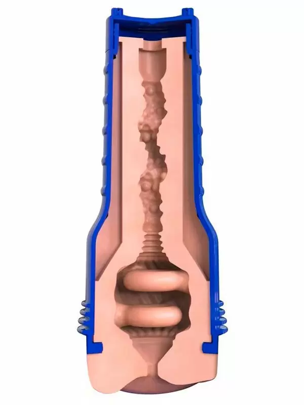 Реалистичный мастурбатор Fleshlight Boost Blast Female, с плавающими кольцами «Turbo Tech», 24,8 см, анус, светло-телесный