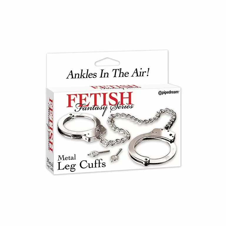 Наручники металлические с ключом Fetish Fantasy Series Metal Leg Cuffs