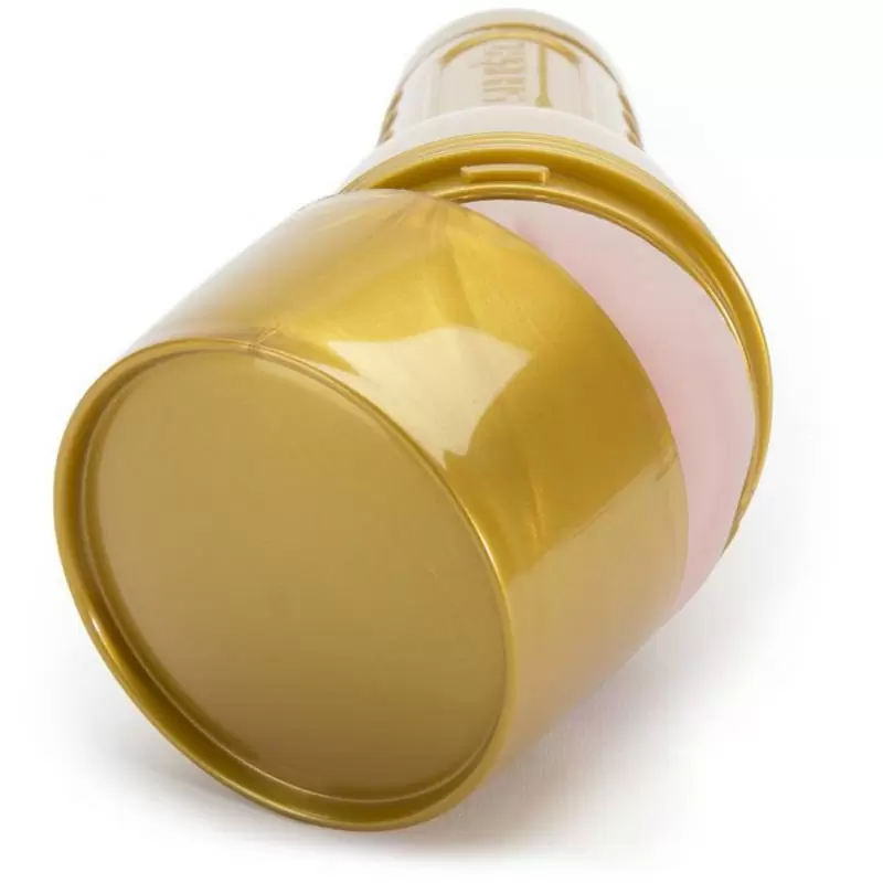 Мастурбатор для тренировки выносливости Fleshlight Gold Stamina вагина - розовый с золотистым