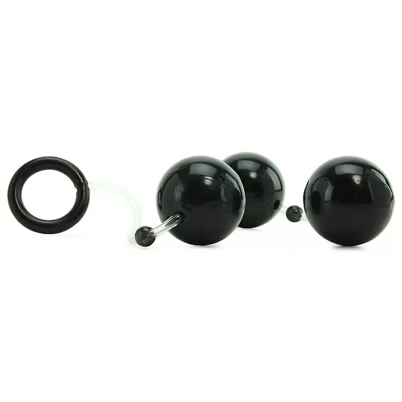 Анальные шарики Renegade Pleasure Balls – черный