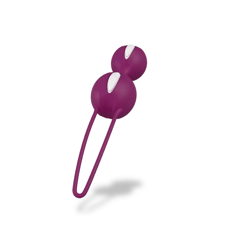 Вагинальные шарики Smartballs Duo с шариком внутри - фиолетовый