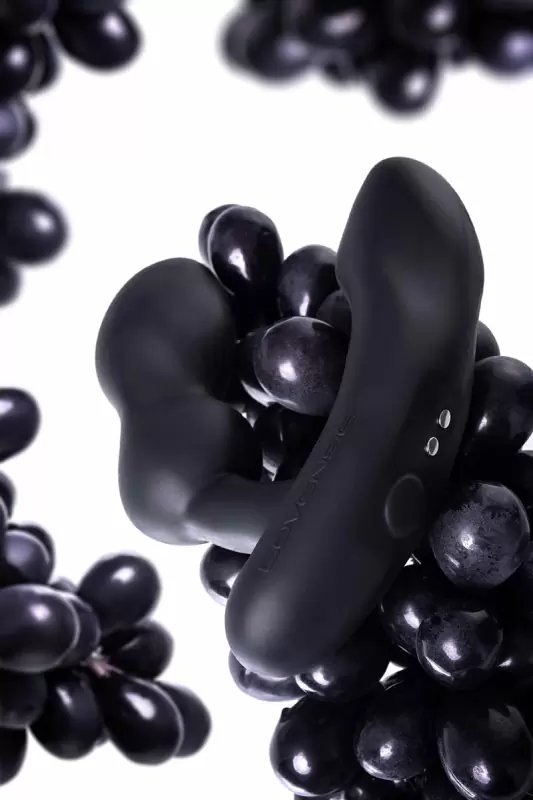 Массажер простаты Lovense Edge 2. 10 режимов вибрации, 9.1 см, силикон, черный