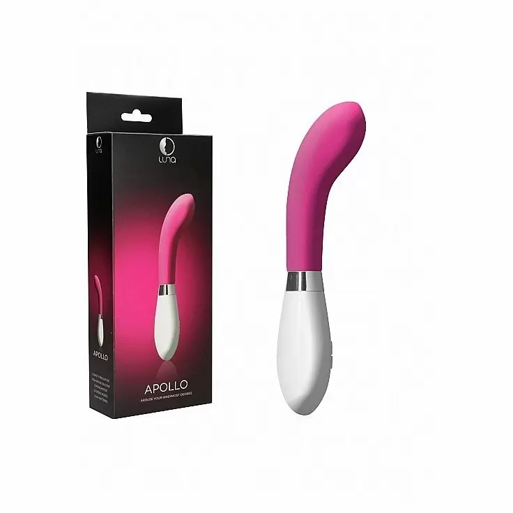 Вибратор для зоны G или простаты Apollo, розовый