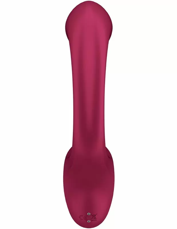 Изогнутый вибратор-кролик Satisfyer G for Goddess 2, 12 режимов, 5 скоростей, силикон, бордовый
