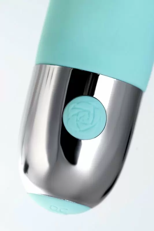 РЕЛЬЕФНЫЙ ВИБРАТОР С КЛИТОРАЛЬНОЙ СТИМУЛЯЦИЕЙ FLOVETTA FLAX, СИЛИКОН, МЯТНЫЙ, 17,5 СМ