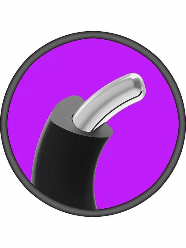 Эрекционое кольцо Doc Johnson MERCI THE PARADOX, металл, 3.5 см