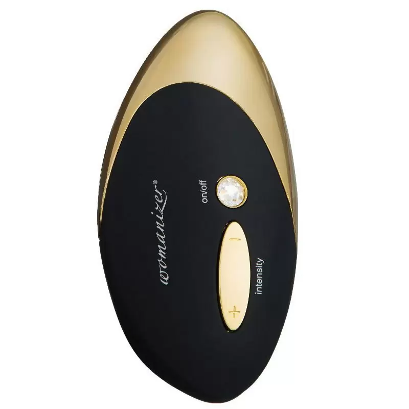 Бесконтактный клиторальный стимулятор Womanizer Pro – черный с золотом