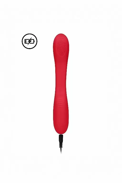 Двухсторонний вибратор Flex (красный)