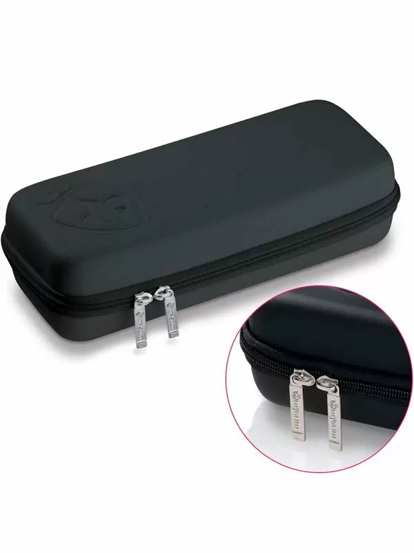 Фактурный вибратор Mystim Sizzling Simon, с электростимуляцией, 27 см, черный