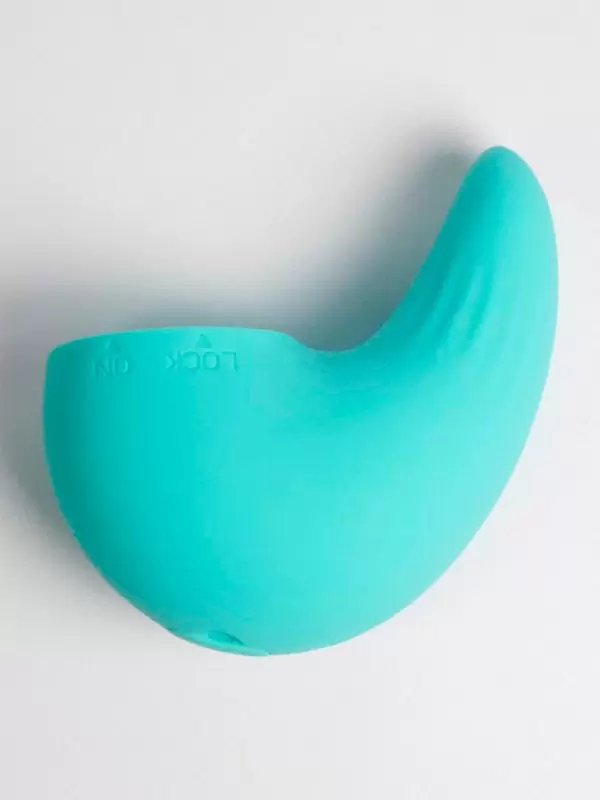 Изогнутый вибратор Youvic, 23,9 см, 10 режимов, силикон, бирюзовый