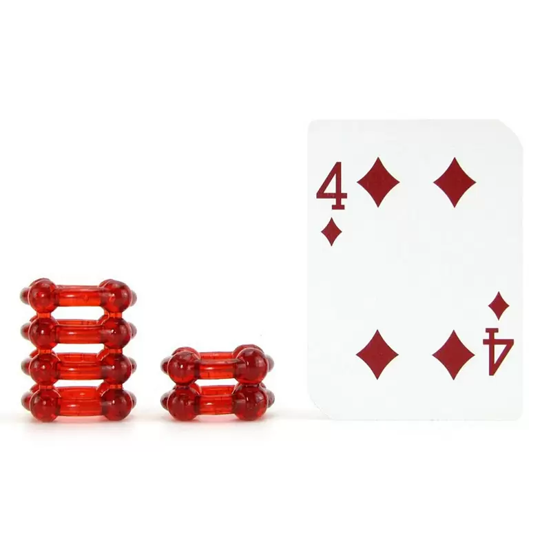 Набор из 2-х эрекционных колец Colt Enhancer Rings – красный