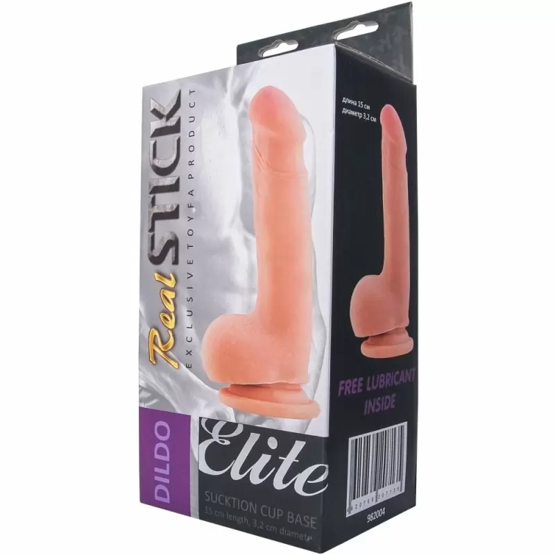 Фаллоимитатор на присоске Dildo RealSTICK 15см