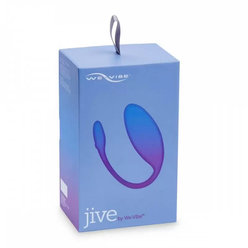 Интерактивное виброяйцо We-Vibe Jive, управление через приложение, 9,3 см, синий