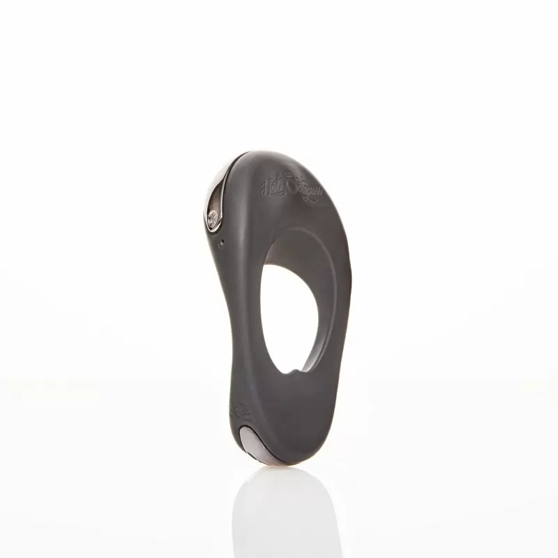 Эрекционное кольцо с двумя виброэлементами ATOM PLUS