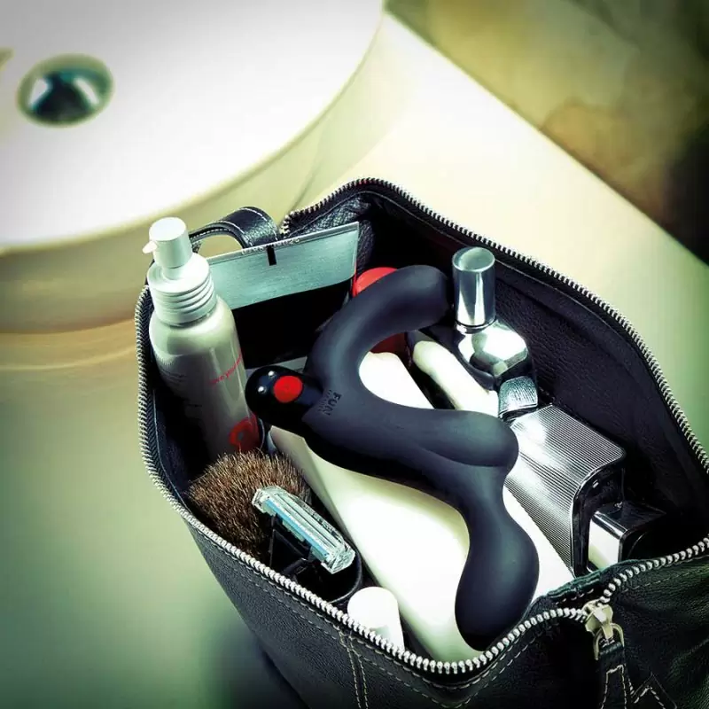 Мощный стимулятор простаты Fun Factory Duke, 5 режимов, 16,8 см, синий