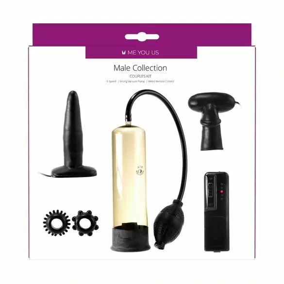 Подарочный набор для мужчин Me You Us Male Collection Couples Kit Black OS