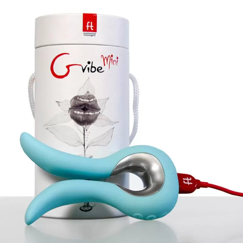 Изысканный мини вибратор Gvibe Mini – голубой