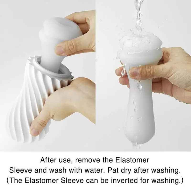 Маструбатор Tenga Flex Silky White - белый