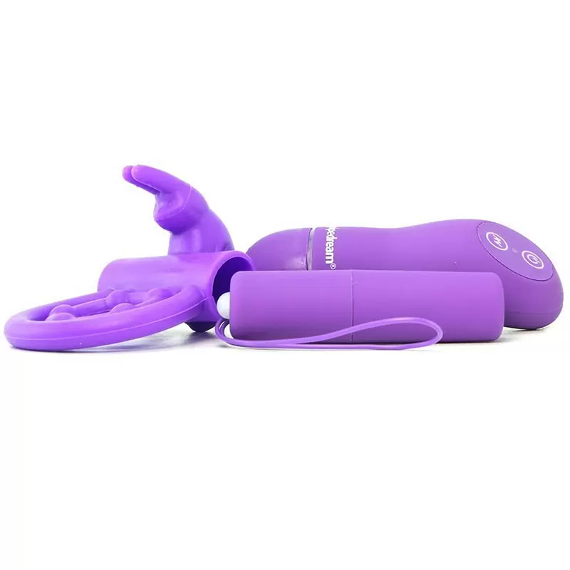 Эрекционное виброкольцо Remote Control Rabbit Ring многофункциональное – фиолетовый