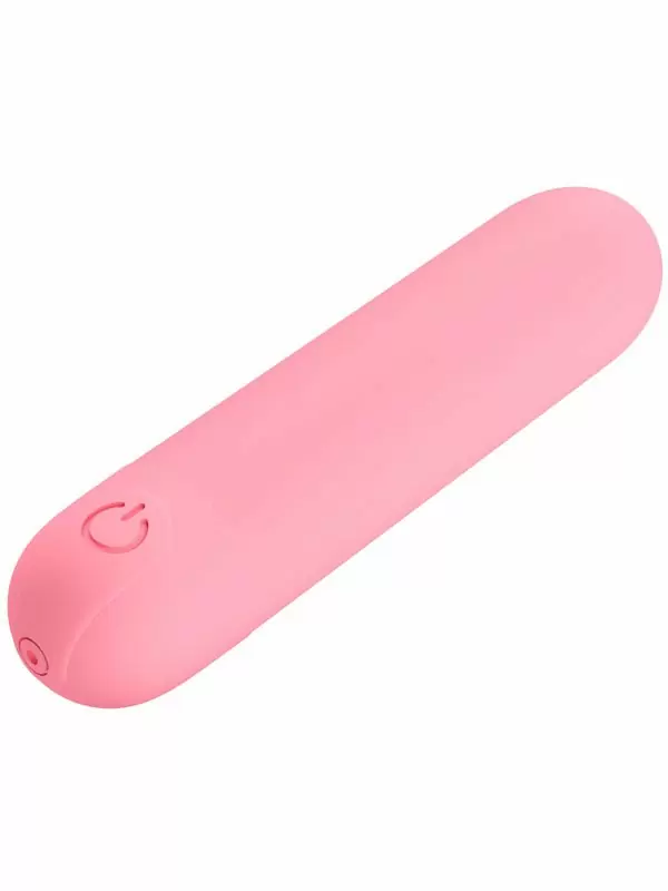 Перезаряжаемая вибропуля Baile Stefan, 10 режимов, нежно-розовая