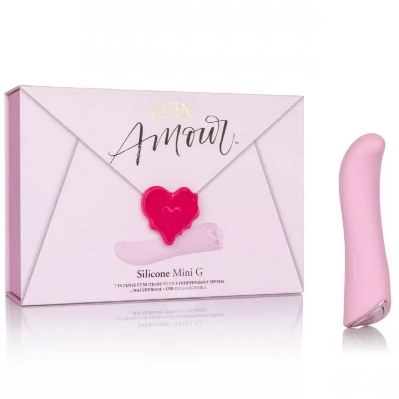 Вибромассажер для стимуляции G-точки Amour Mini G – розовый