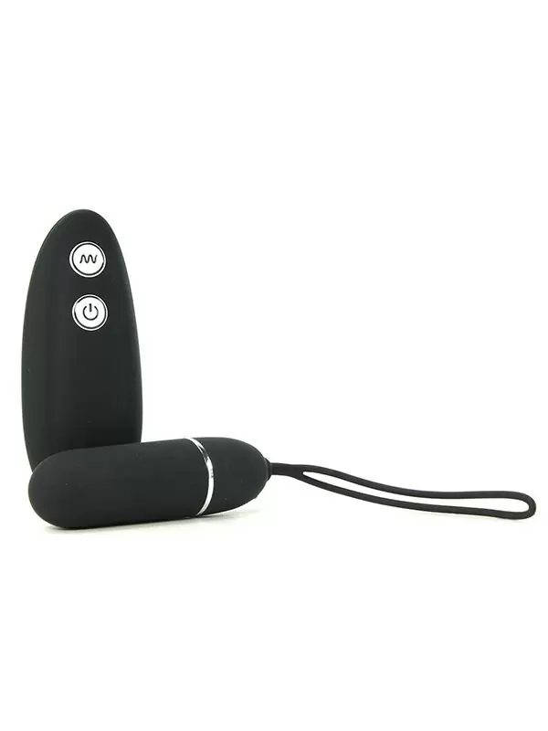 Кружевные трусики-тонг с вибрацией на радиопульте – черный, S/M