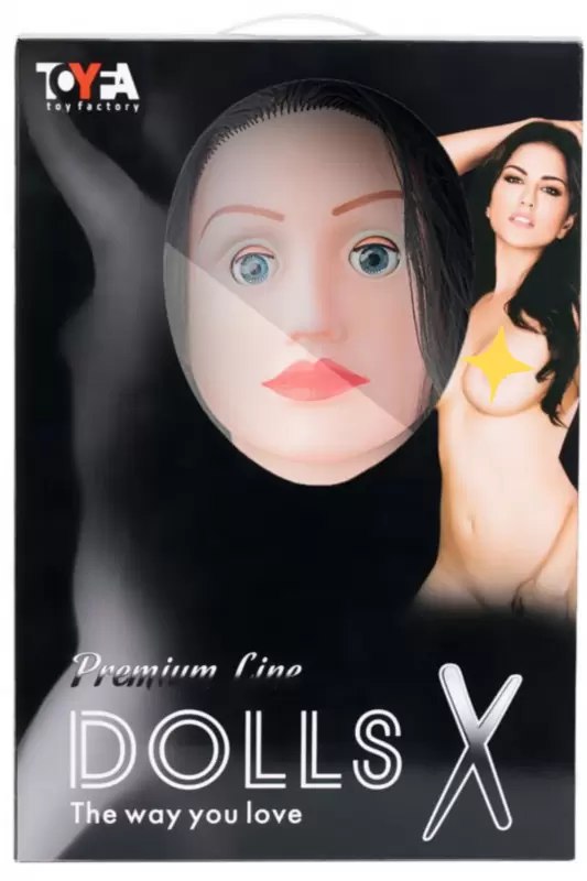 Реалистичная надувная секс-кукла TOYFA Dolls-X Kaylee с вибрацией - телесный