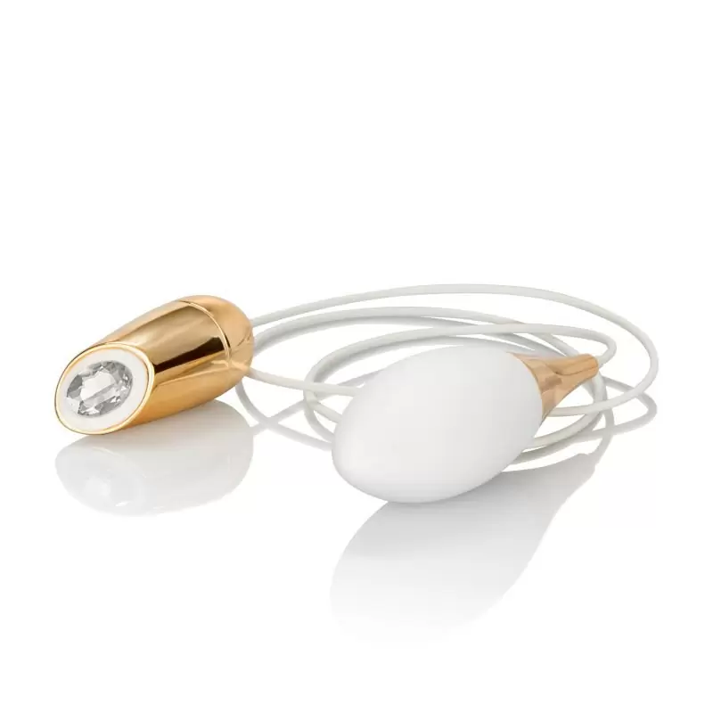 Изысканный перезаряжаемый мини-вибратор Callie Vibrating Mini Massager – белый