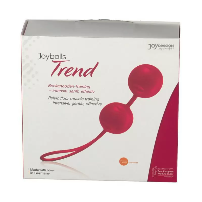 Вагинальные шарики Joyballs Trend со смещенным центром тяжести – красный
