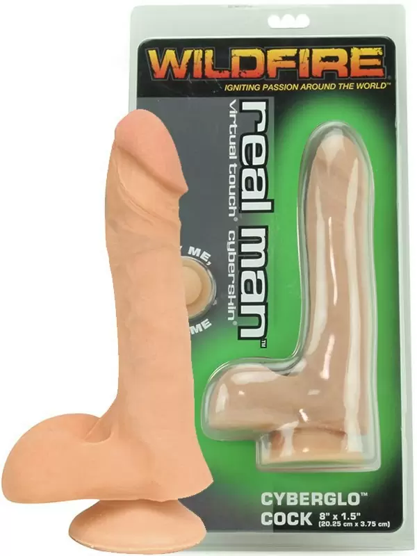 Фаллоимитатор светящийся CiberGlo 8