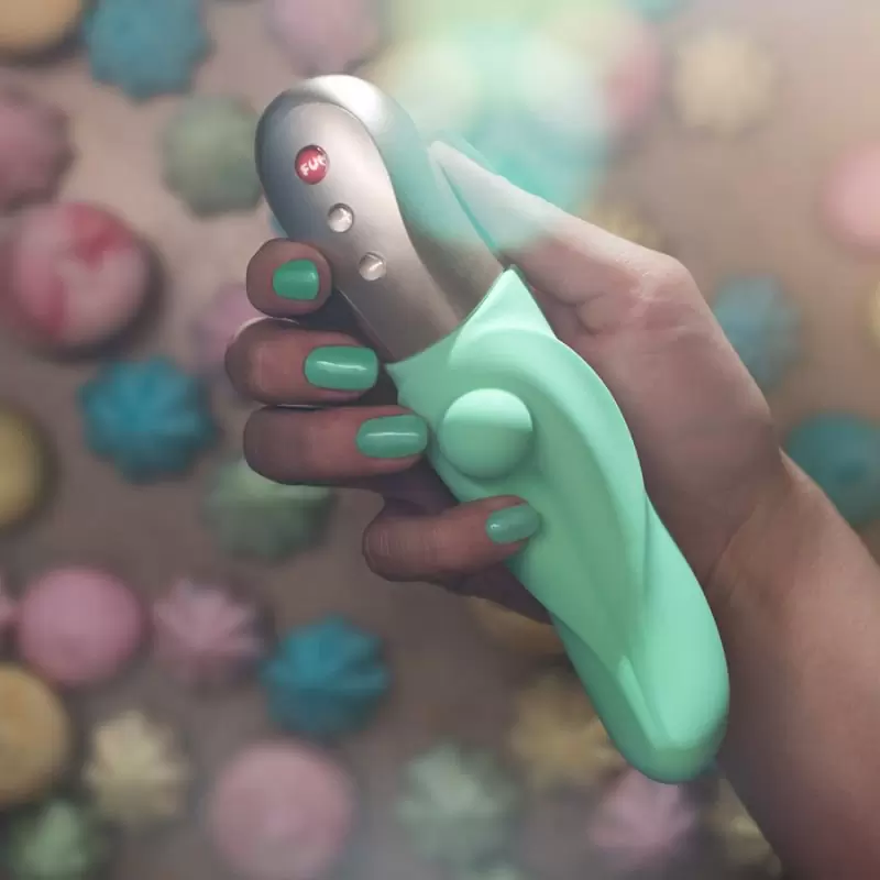 Мощный вибратор-кролик Fun Factory Cayona, 6 режимов, 17,5 см, зеленый