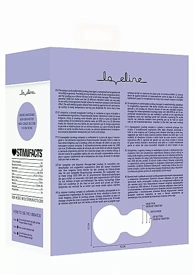 Универсальный стимулятор клитора Lovebug, 9.8 см, 10 режимов, фиолетовый