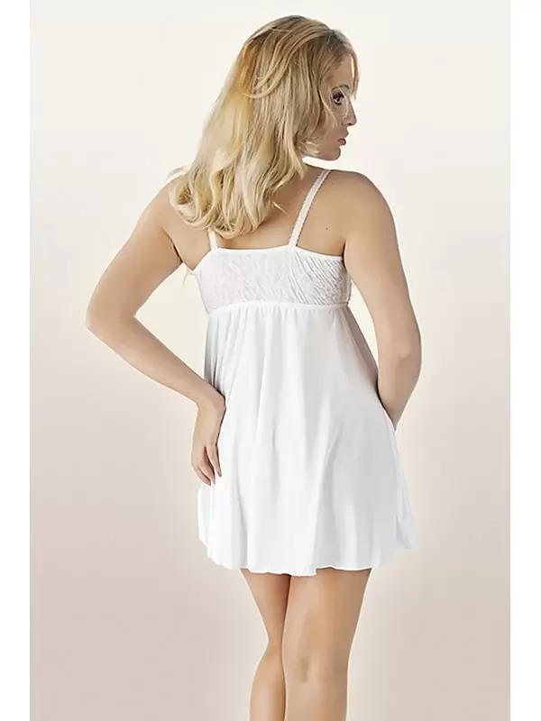 Чувственная белая сорочка Andalea – XXXL