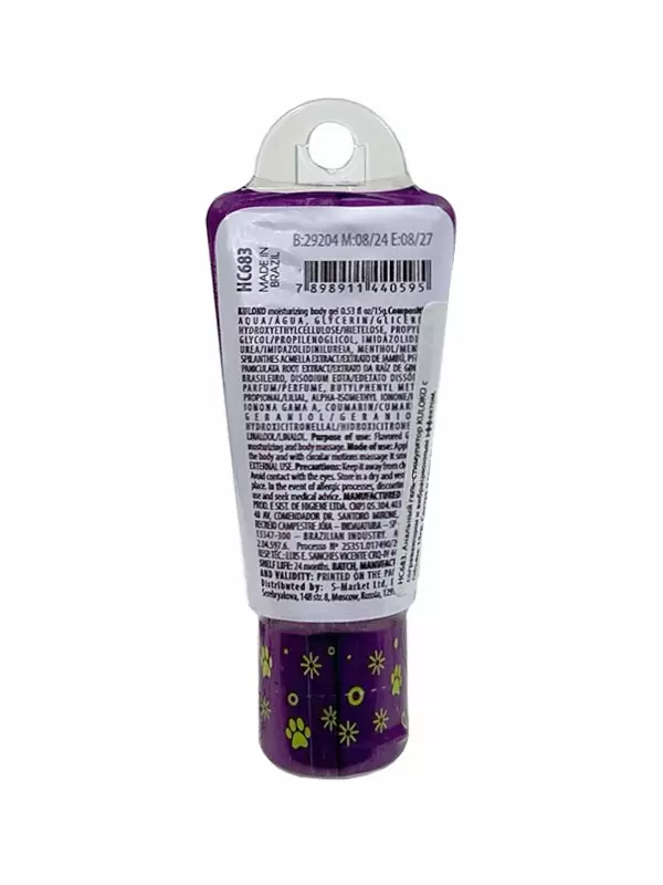 Согревающий анальный лубрикант Hot Flowers Kuloko с вибрационным эффектом, 15 мл