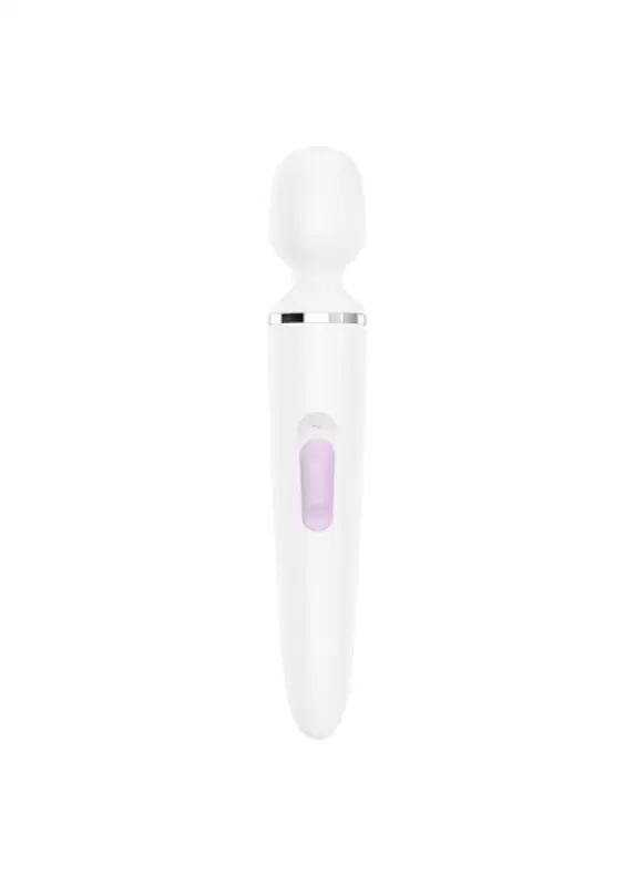 Вибратор Satisfyer Wand-er Woman (белый): 34 см, 50 режимов вибрации, АБС/силикон