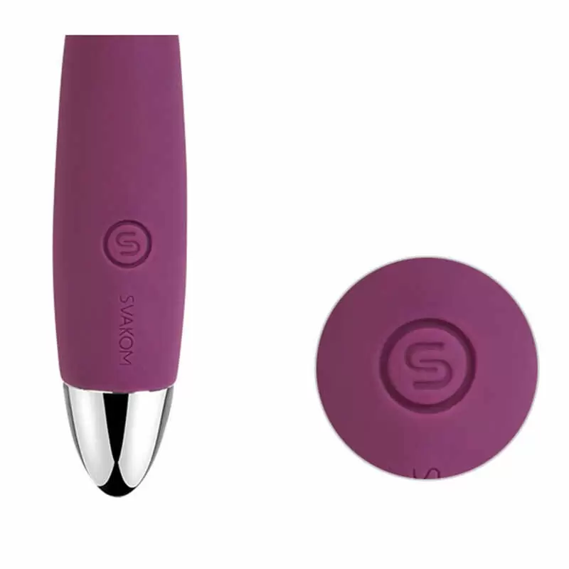 Гибкий классический вибратор с гладкой поверхностью Coco Violet от Svakom