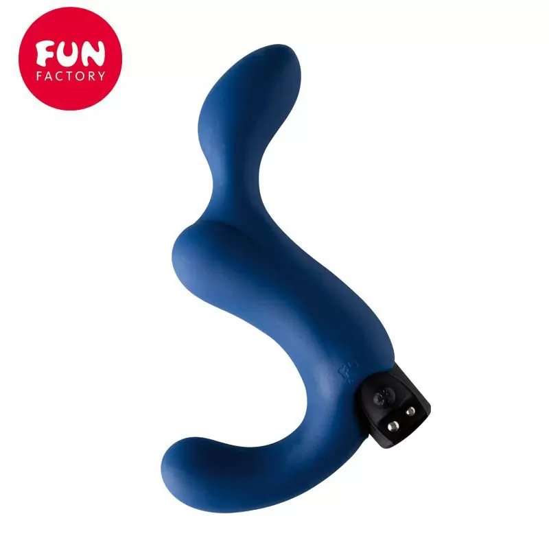 Мощный стимулятор простаты Fun Factory Duke, 5 режимов, 16,8 см, синий