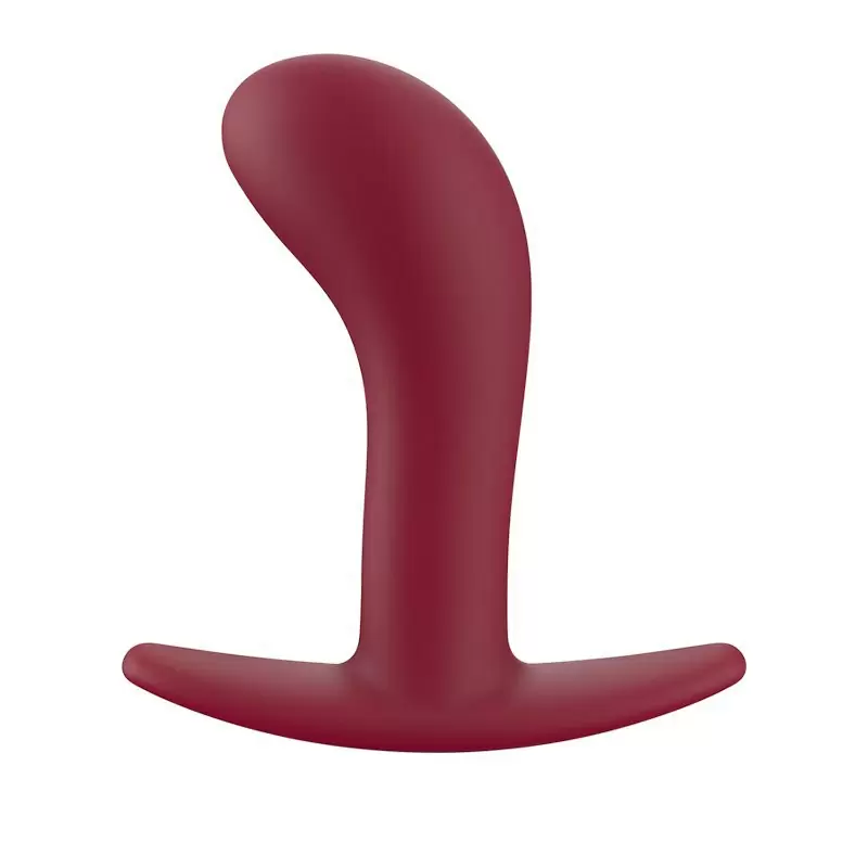 Крупная анальная пробка Fun Factory Bootie Large, 11 см, силикон,, бордовая